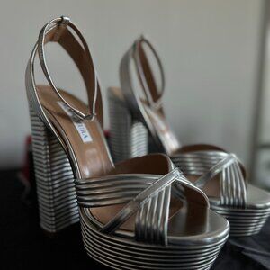 Aquazzura Sundance Plateau 140, Size 38.5